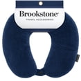 thumbnail image 1 of Brookstone Microbead Travel Neck Pillow - Lightweight U-Shaped Travel Pillow for Neck Support, 1 of 7