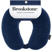 Brookstone Microbead Travel Neck Pillow - Lightweight U-Shaped Travel Pillow for Neck Support