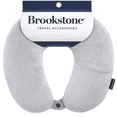 thumbnail image 1 of Brookstone Microbead Travel Neck Pillow - Lightweight U-Shaped Travel Pillow for Neck Support, 1 of 4