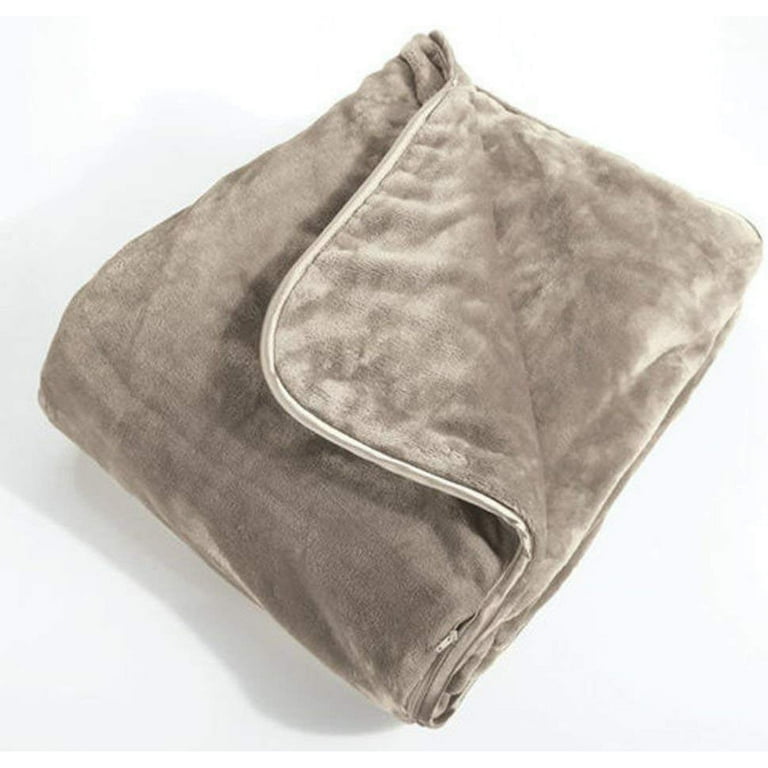 Brookstone Nap Weighted Blanket in Taupe Walmart