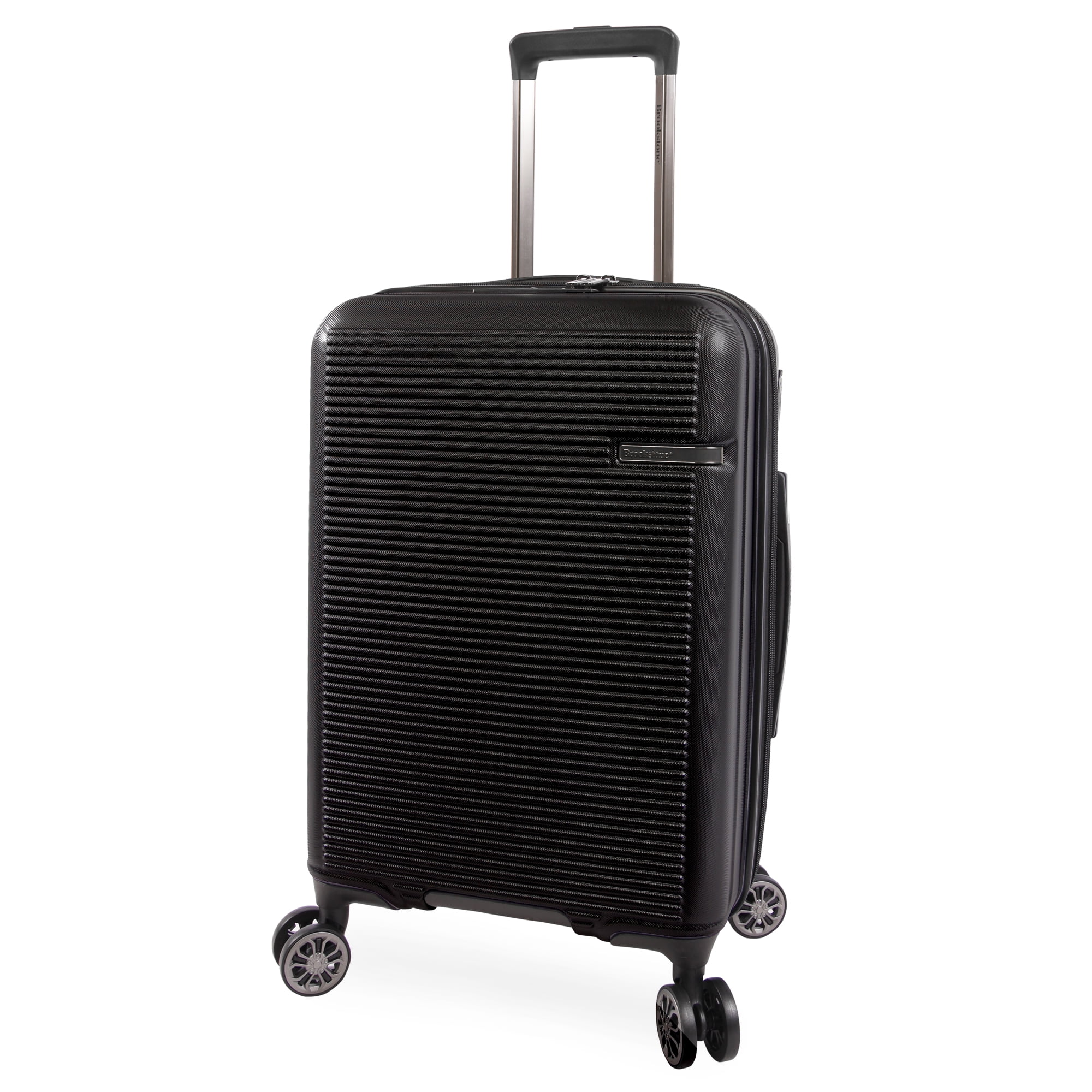 Brookstone Nelson 21" Hardside CarryOn Spinner Luggage Black