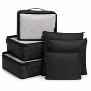 Brookstone Packing Cubes for Travel Multi-Functional Luggage Organizers for Suitcase 6 Piece