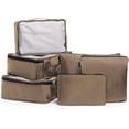 thumbnail interactive-video image 1 of Brookstone Packing Cubes for Travel Multi-Functional Luggage Organizers for Suitcase 6 Piece, 1 of 8