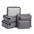 thumbnail interactive-video image 1 of Brookstone Packing Cubes for Travel Multi-Functional Luggage Organizers for Suitcase 6 Piece, 1 of 8