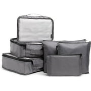 Brookstone Packing Cubes for Travel - 6 Piece Multi-Functional Luggage Organizers for Suitcase