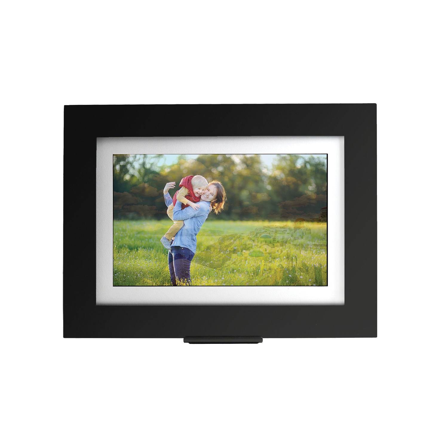 Brookstone PhotoShare 8" Smart Digital Picure Frame in Black - image 1 of 6