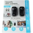 thumbnail image 1 of Brookstone Security WiFi Camera - 2 Pack - Black, 1 of 5