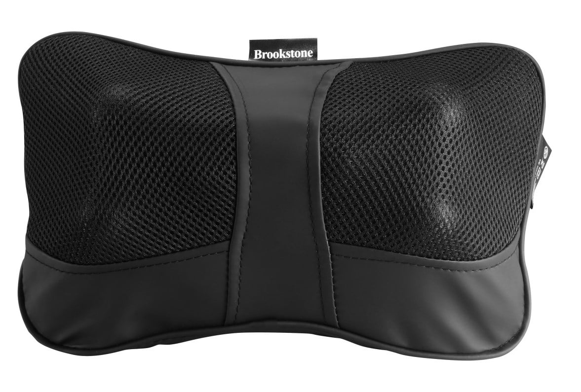Best Buy: NuvoMed Shiatsu Lumbar & Neck Massage Pillow Black SLM-6/0110