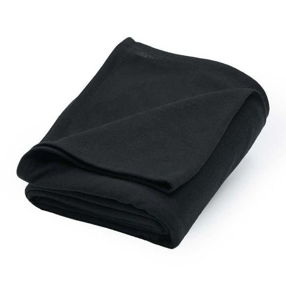 Brookstone Travel Blanket - 2 in 1 Ultra Soft Compact Portable Fleece Throw Blanket with Carrying Case