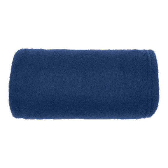 Brookstone Travel Blanket - 2 in 1 Ultra Soft Compact Portable Fleece Throw Blanket with Carrying Case