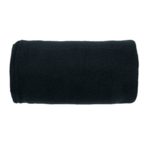 Brookstone Travel Blanket - 2 in 1 Ultra Soft Compact Portable Fleece Throw Blanket with Carrying Case