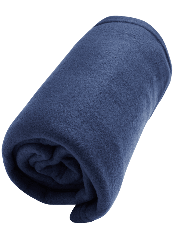 Brookstone Travel Blanket with Foot Pocket and Packing Case - Lightweight Portable Throw Blanket
