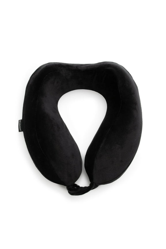 Travel Neck Pillow - Contoured Head Memory Foam Neck Support Pillow for Travelling