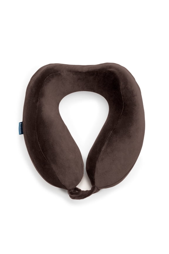 Travel Neck Pillow - Contoured Head Memory Foam Neck Support Pillow for Travelling