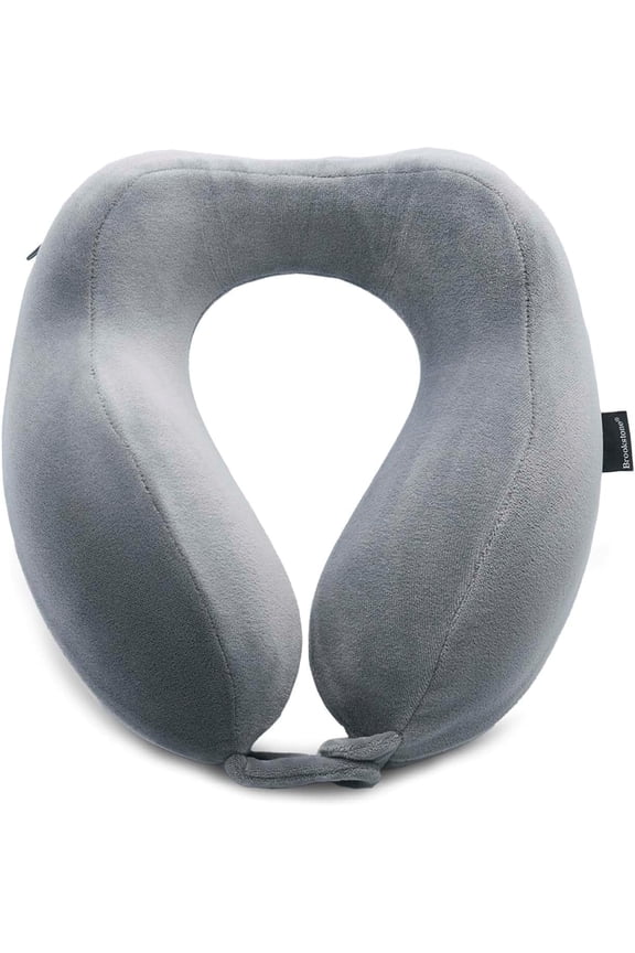 Travel Neck Pillow Soft Contoured Head Neck Support Memory Foam Travel Pillow for Travel