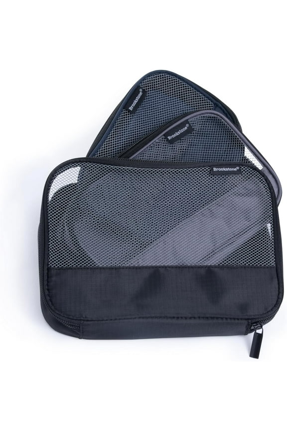 Travel 3 Piece Mesh Expandable Packing Cube Set for Travel Accessories