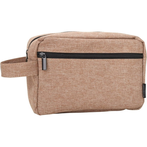 Brookstone Travel Storage Bag - Large Multi Functional Cosmetics and Toiletries Pouch for Vacations, Airplanes, Trains, Buses, and Cars