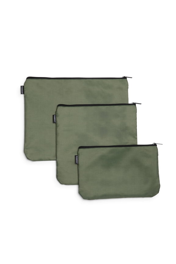 Travel Storage Pouch - 3 Piece Expandable Travel Pouch Set for Toiletry, Makeup, Cosmetic
