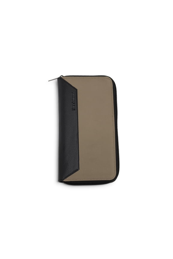 Passport Wallet - RFID Blocking Zippered Travel Wallet Passport Holder for Travel
