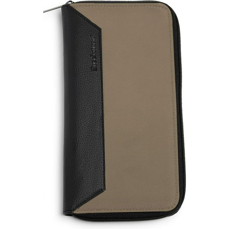Brookstone Travel Wallet - RFID-Blocking Passport Organizer with 