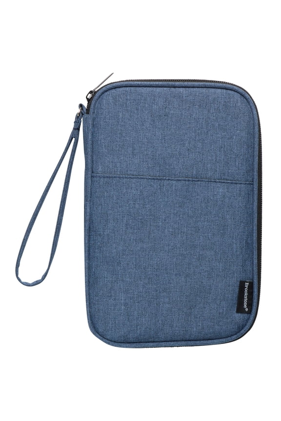 Travel Wallet RFID Blocking Card Cases Wristlet Wallet Document Organizer for Travel