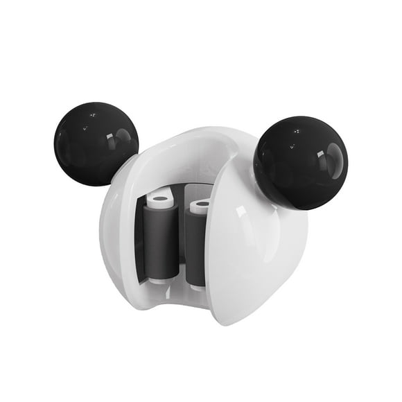 Broom Clips for Suspending, Non Slip Cartoon Bear Shape Broom Clip, Waterproof Multifunctional Broom Hook Gripper, Back Adhesive Storage Supplies for Mops, Brooms, Combs