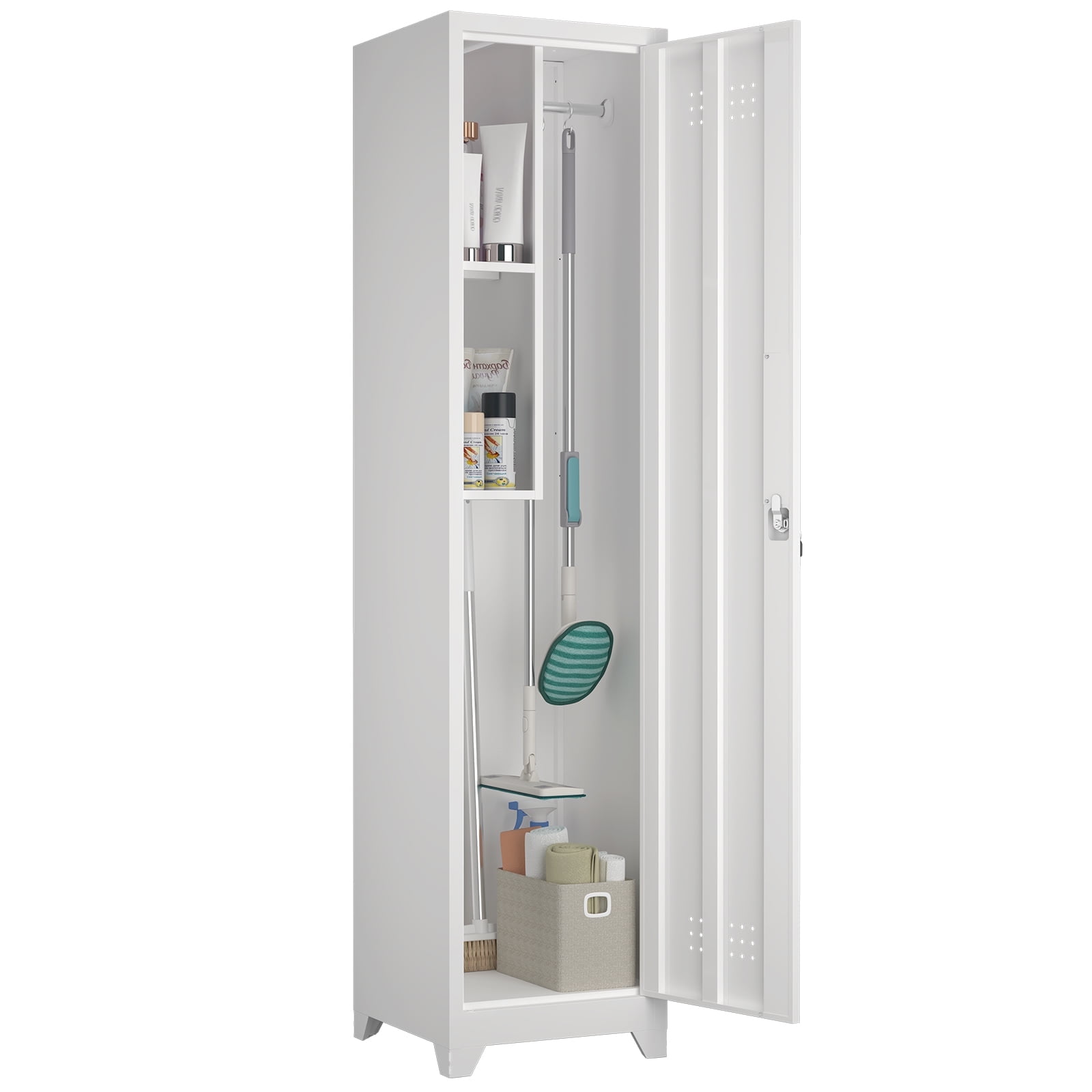 Slim Broom Closet Cabinet
