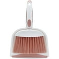 thumbnail image 1 of Small Broom and Dustpan Set,Dust Pan and Brush Set,Broom and Dustpan,for Cleaning Table Crumbs, Kitchen Counters, Small Pets' Living Environments etc Hand Broom and Dustpan Set (Pink), 1 of 5
