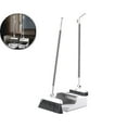 thumbnail image 1 of Broom with Dustpan Combo Set, Floor Scrub Brush, 3 in 1 for Sweeping Indoor and Push Broom Outdoor, Self-Cleaning with Dustpan Teeth for Bathroom Kitchen, 1 of 6