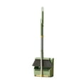 Broom and Dustpan Set,180° Rotatable Standing Storage Buckle Type