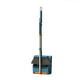 Broom and Dustpan Set,180° Rotatable Standing Storage Buckle Type