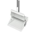 thumbnail image 1 of Broom and Dustpan Set House Brooms for Sweeping Indoor Collapsible Broom and Dust Pan Combo for Home Office Kitchen Lobby Floor Pet Hair Indoor&Outdoor Cleaning (White), 1 of 9