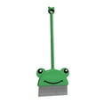 thumbnail image 1 of Broom and Dustpan Set, Upright Standing Brooms for Sweeping Indoor, Light Weight Stainless Steel can be Hung on The Wall, Suitable for Pet Hair, Carpet, Floor(Green)(A), 1 of 7