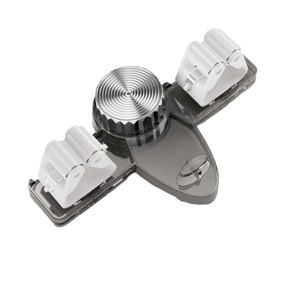 Broom Holder Mop Hanger, Ongmies Holder Mop Hanger New Multi Purpose Wall Mount Mop No Drilling Self Adhesive Anti Slip Mop Handle Hanger Dustpan and Organizer, Grey