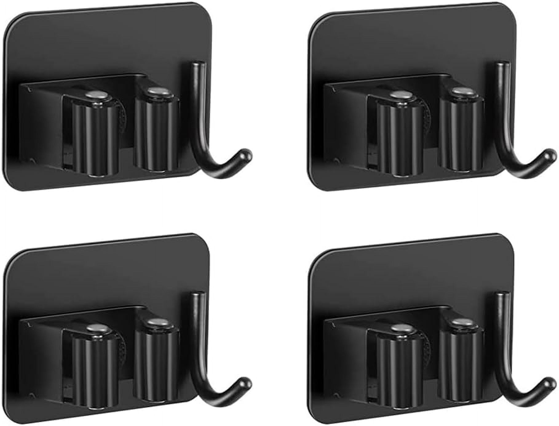 Broom Holder Wall Mount Hook Up Super Anti Mop and Broom Holder, Wall Mount,Self Adhesive