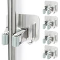 thumbnail image 1 of Broom Holder Wall Mount Self Adhesive, Sturdy Heavy Duty Stainless Steel Mop Gripper Rack Perforated Free, Perfect for Laundry Room Organizer, Fit with Laundry Kitchen Garage Garden Storage System, 1 of 5