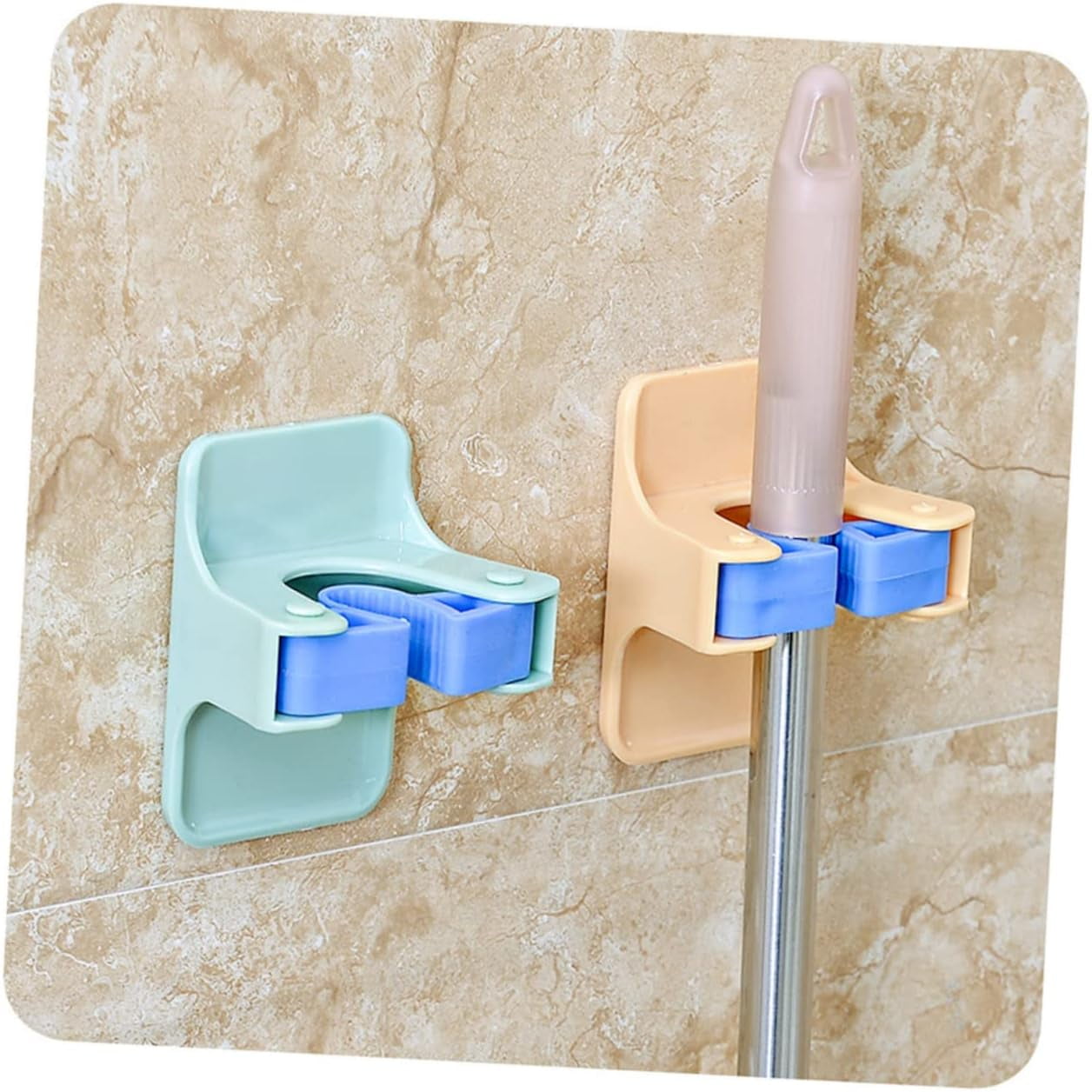 Broom Mop Gripper Mop Hook Strong Self Adhesive Wall Mounted Multi
