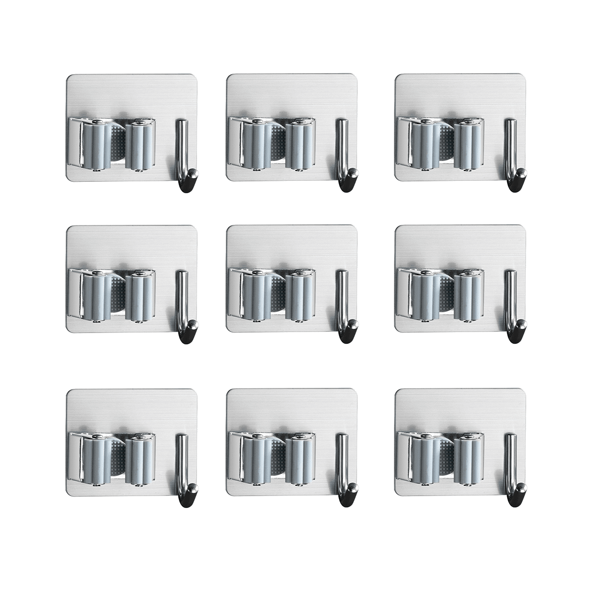 Broom Mop Stainless Wall Mount Holder