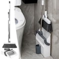 thumbnail image 1 of Broom Sweeping Dustpan Set Household Cleaning Tool Combination Non Stick Hair Sweeping Dustpan Carrying Dustpan Bucket Broom with Dustpan Combo Set, 1 of 1
