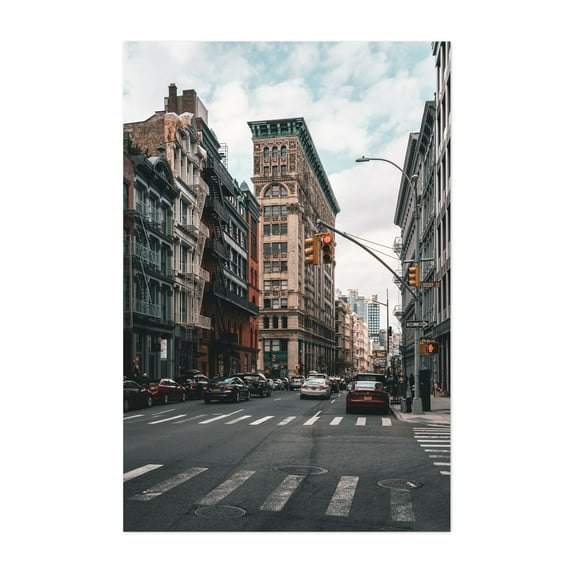 Broome & Crosby, Soho - Manhattan New York Photography Unframed Wall Art Print 12 x 18 inches