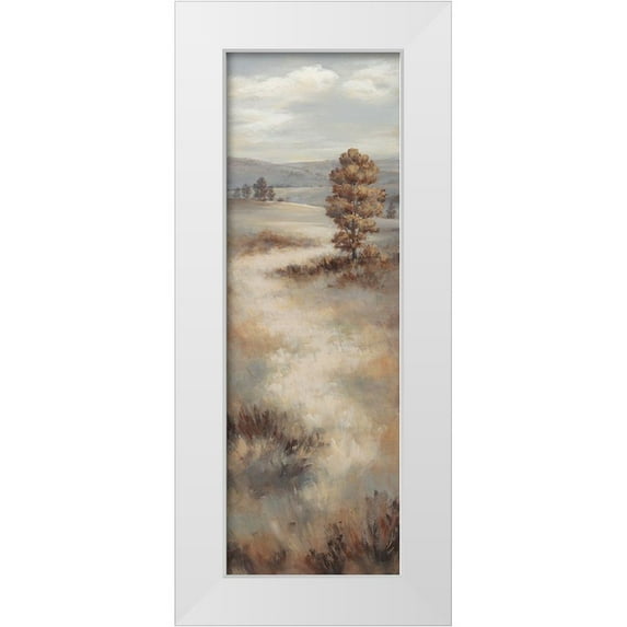 Broome, Marianne 13x32 White Modern Wood Framed Museum Art Print Titled - Into the Distance I