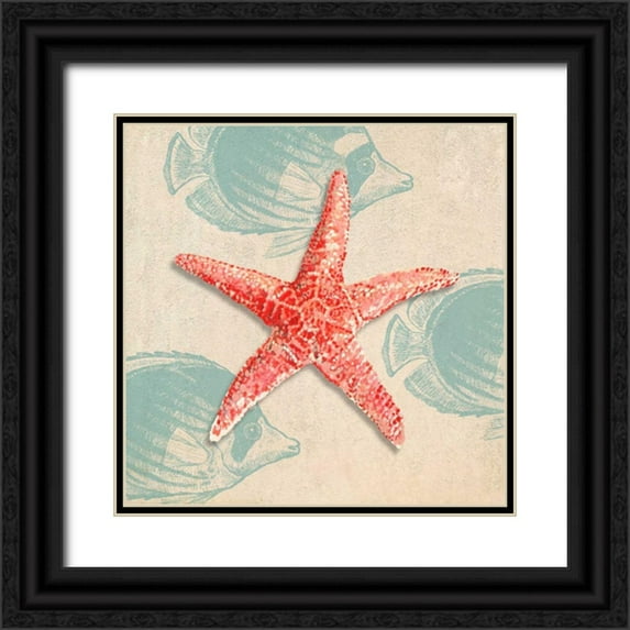 Broome, Ted 15x15 Black Ornate Wood Framed with Double Matting Museum Art Print Titled - Ocean Gift I