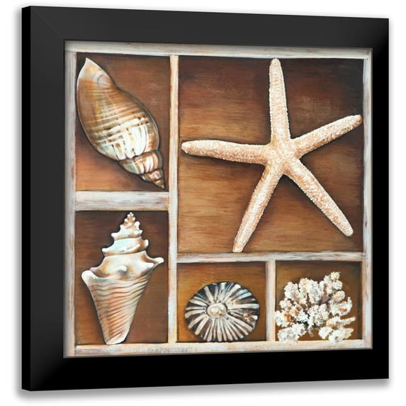 Broome, Ted 20x20 Black Modern Framed Museum Art Print Titled - From the Ocean II