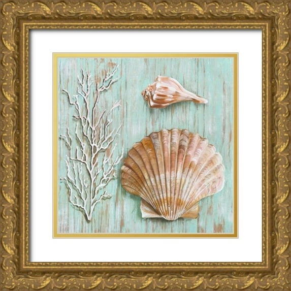 Broome, Ted 20x20 Gold Ornate Wood Framed with Double Matting Museum Art Print Titled - Bretagne I