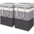 thumbnail image 1 of Brotasdro 75L Foldable Laundry Hamper, Gray, 2 Count, 1 of 8