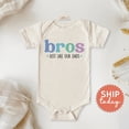 thumbnail image 1 of Bros Just Like Our Dads Baby Onesies, Baby Best Friends Bodysuit, Cute Bff Matching Baby Outfits, New Dad Gift, Cute Baby Onesie, BABY BODYSUIT LAT 4424, 1 of 3