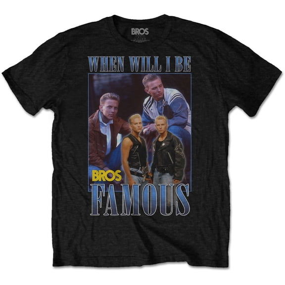 Bros Unisex T-Shirt Famous Homage (Small)