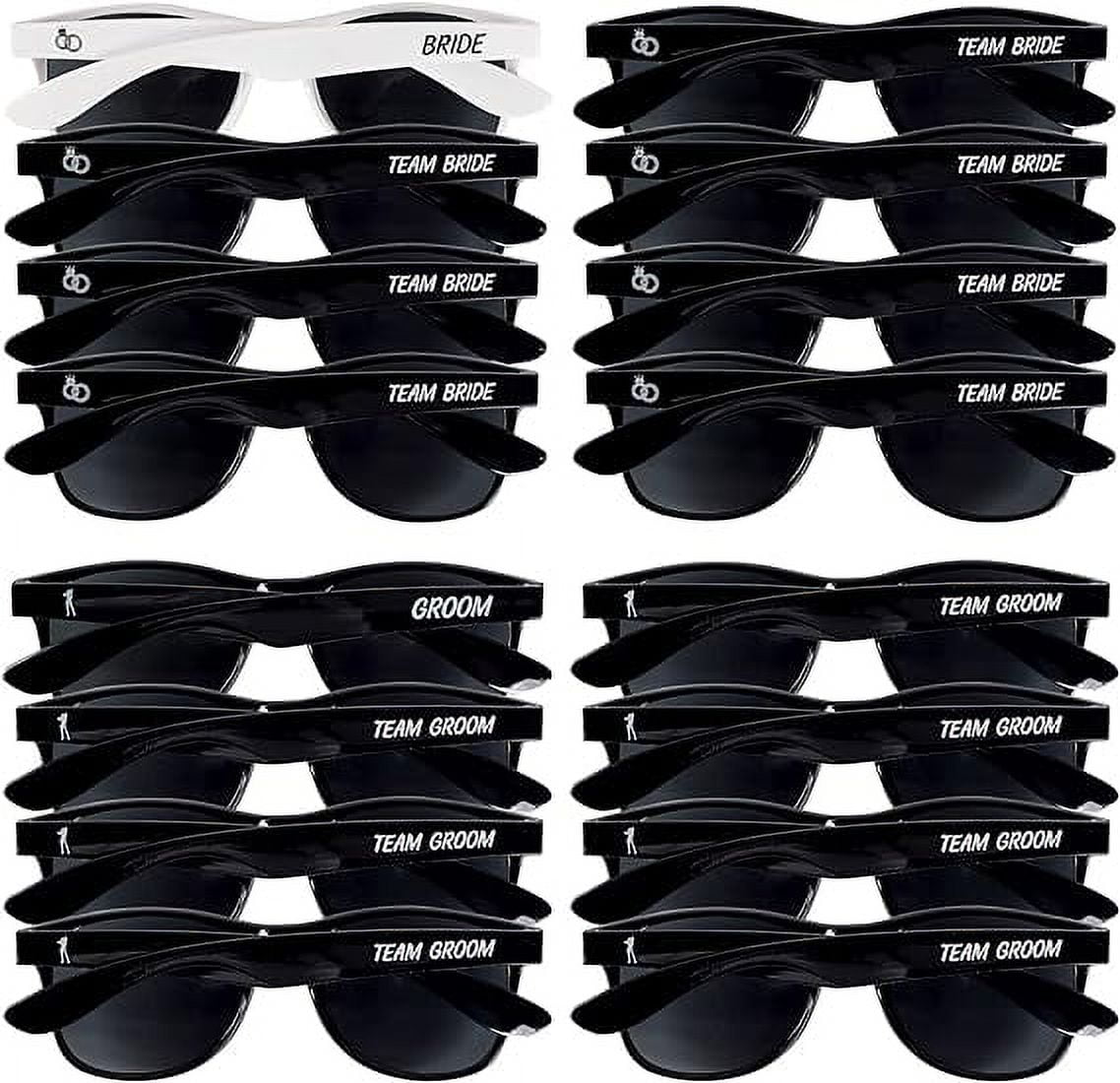 Brosash Bachelorette Sunglasses Pack of 16 Wedding Party Shades Gifts for Bridesmaid Groomsmen Walmart
