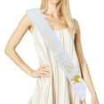 thumbnail image 1 of Brosash Grandma To Be Sash - White with Gold Letters - Adorable Baby Shower Sash for Expecting Grandma, 1 of 4