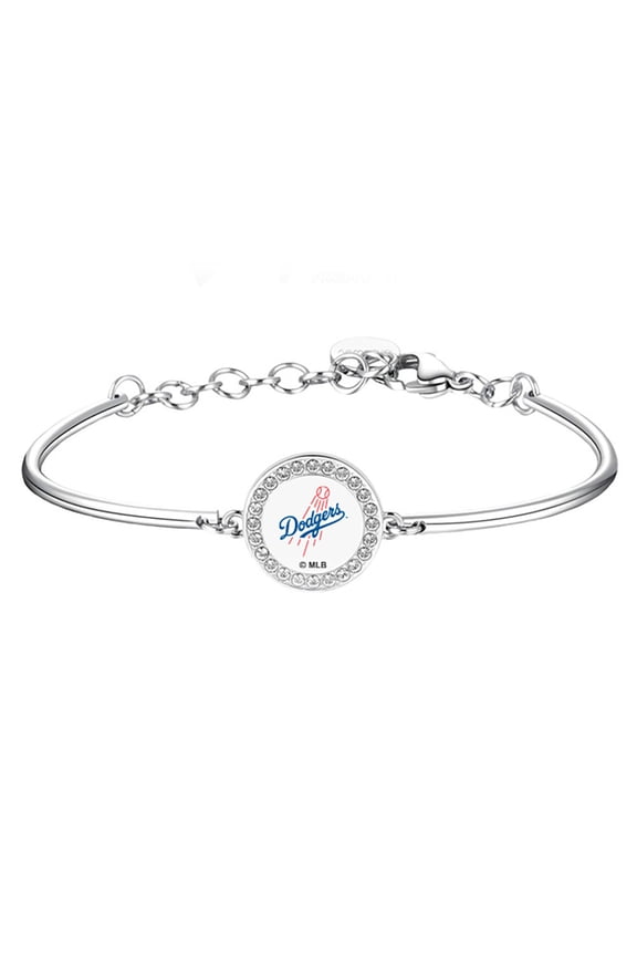 Silver Los Angeles Dodgers Team Bracelet